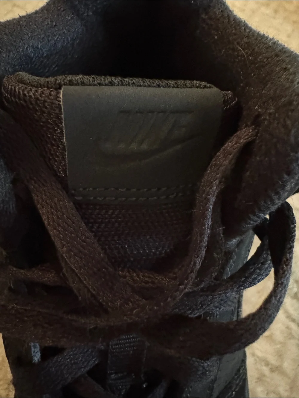 Nike Court Borough Mid sneakers Black Size 6Y